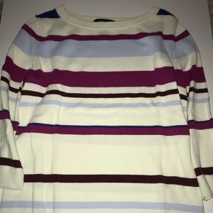 Lands End striped sweater